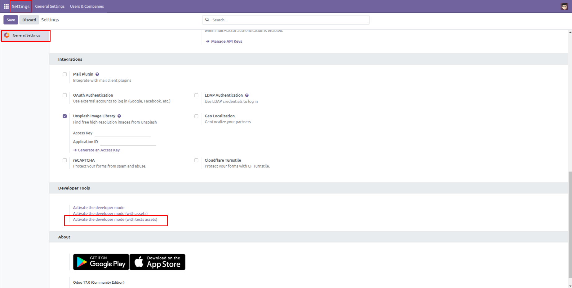 Cleaning Tool Setting 