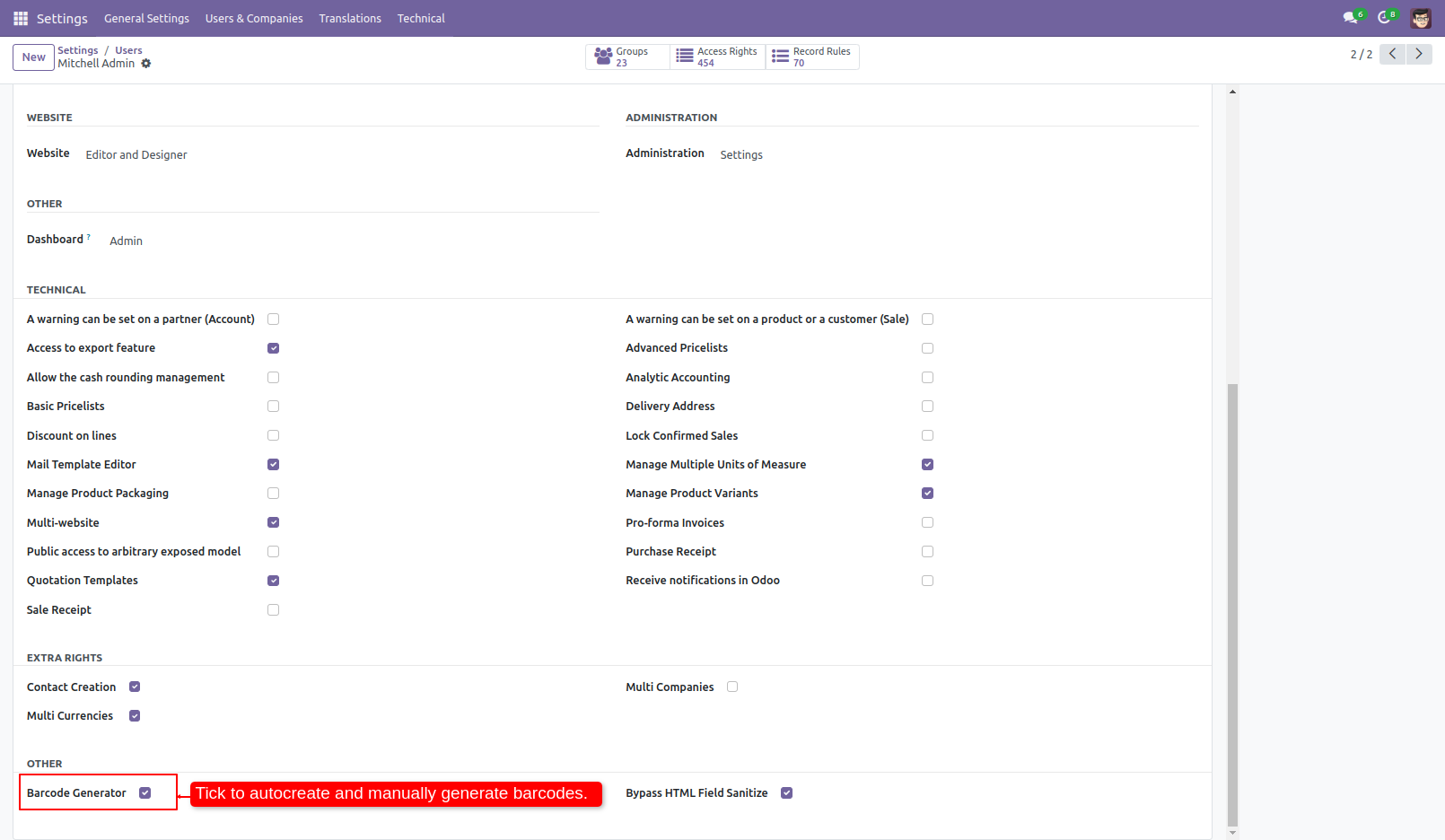 Product Barcode Generator Basic Setting