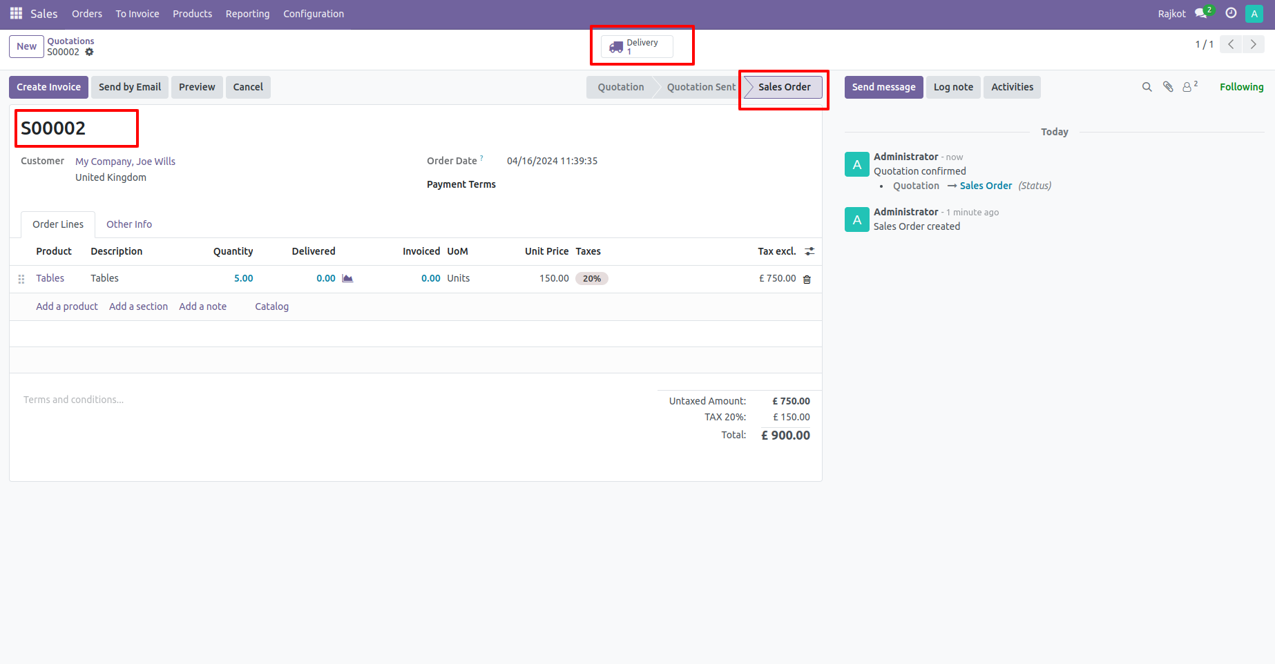 13. Given sales order Is generated based on branch and branch warehouse. 