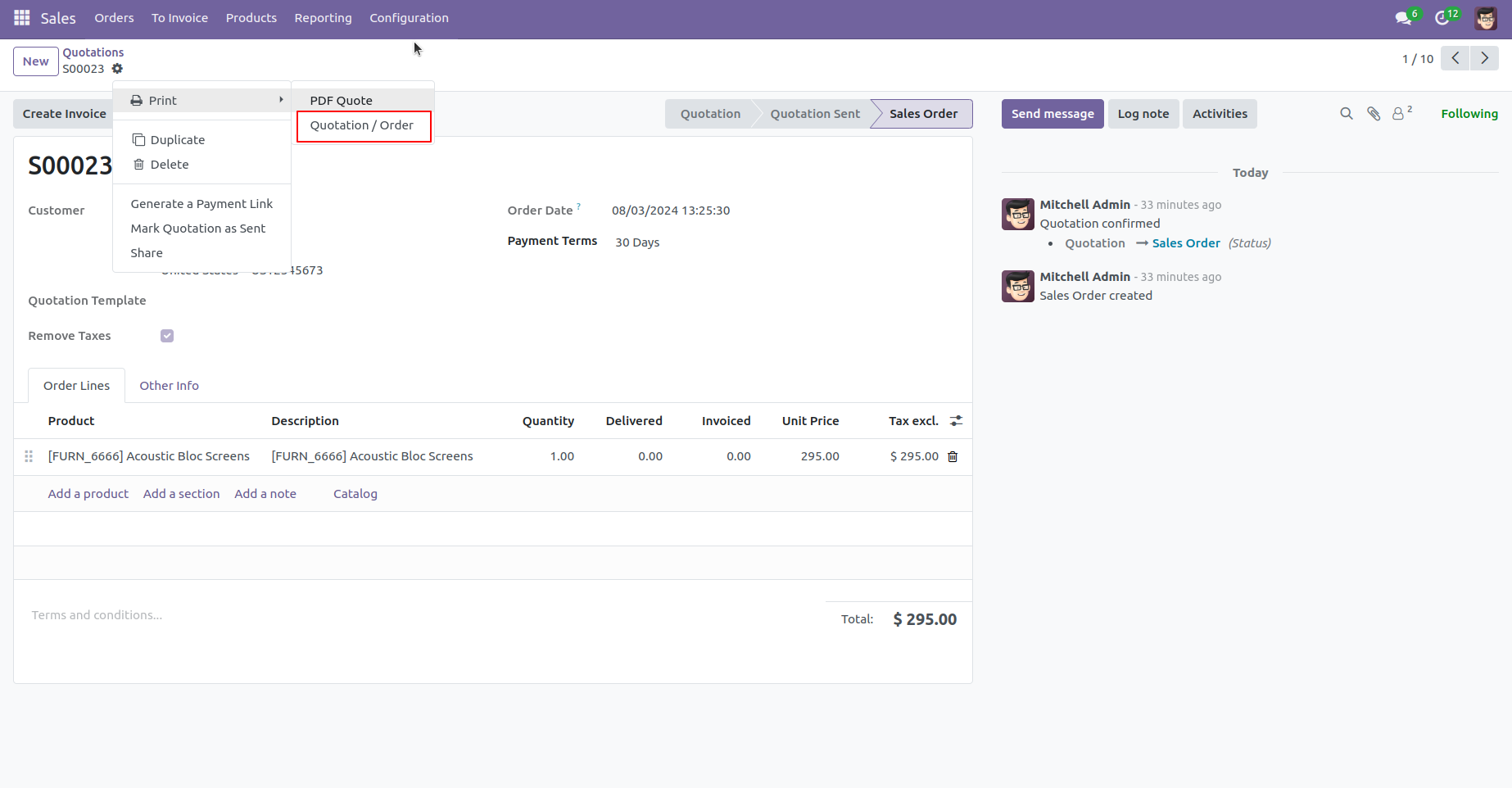 3. Click on Sales Reports.