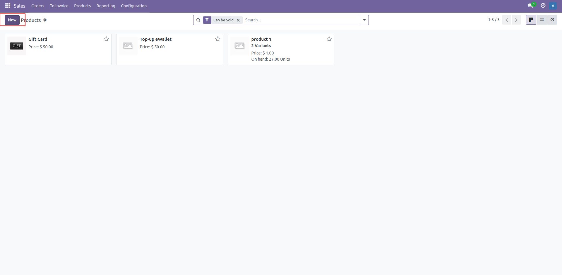33. Create New Product 