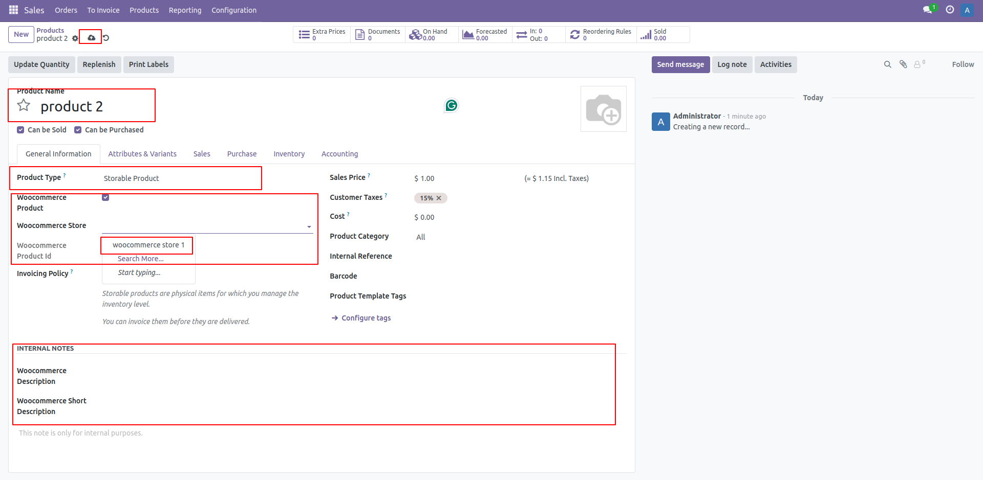 34. Export Product Odoo to WooCommerce 