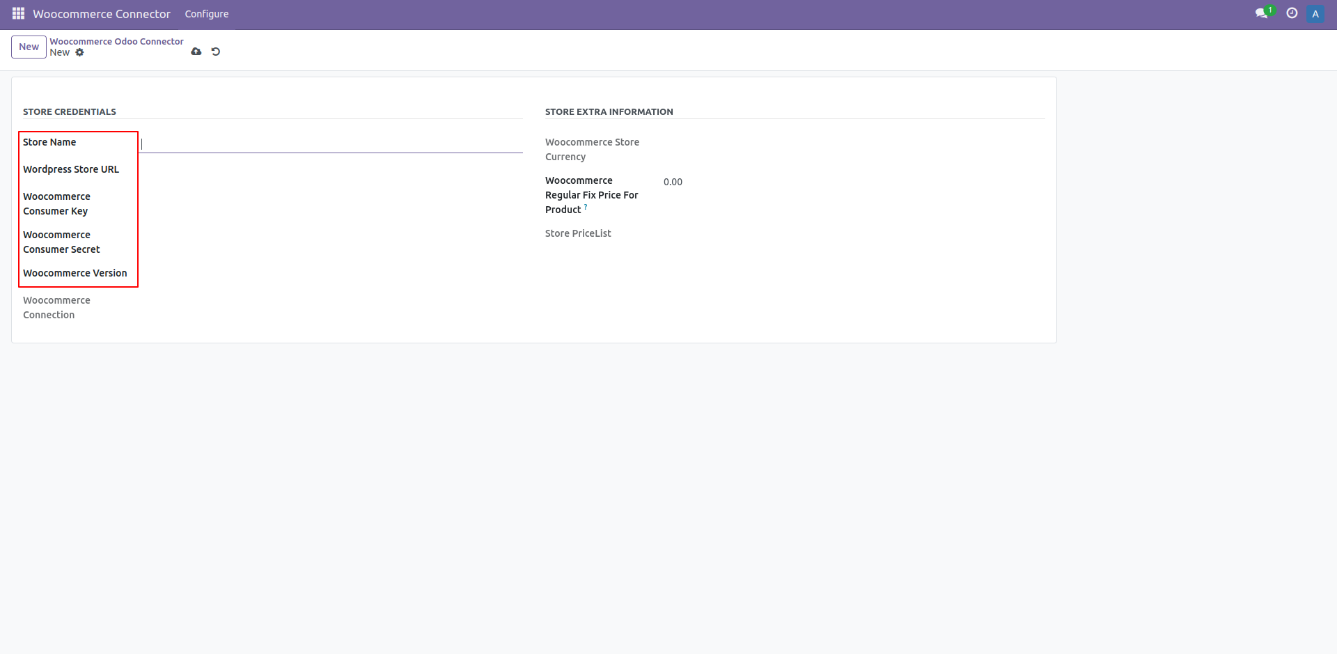 5. Require Store Details 