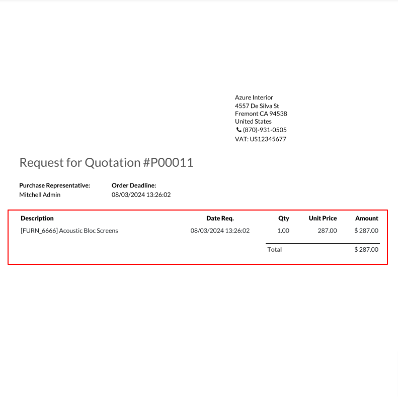 8. Generate Purchase Order Reports with taxes removed.