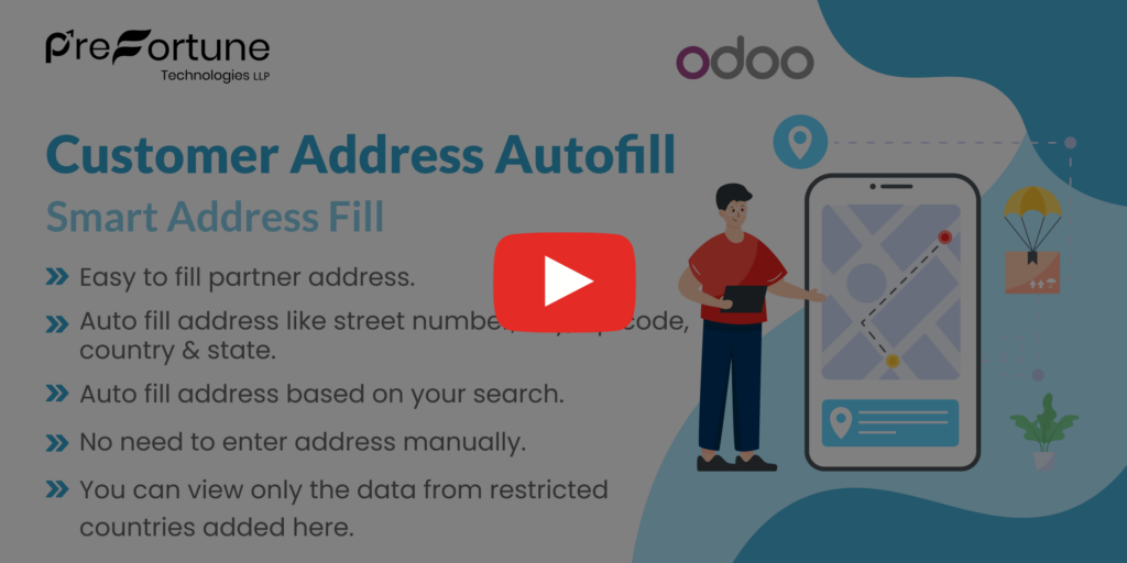Watch Quick Video About Customer Address Autofill Odoo App