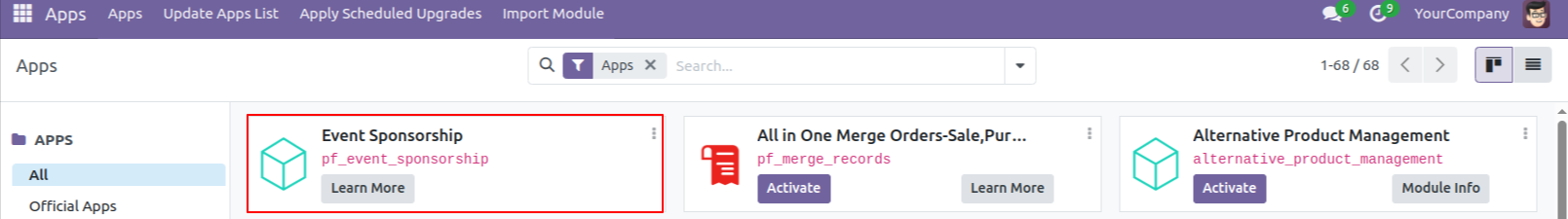 Event Sponsorship in Odoo 