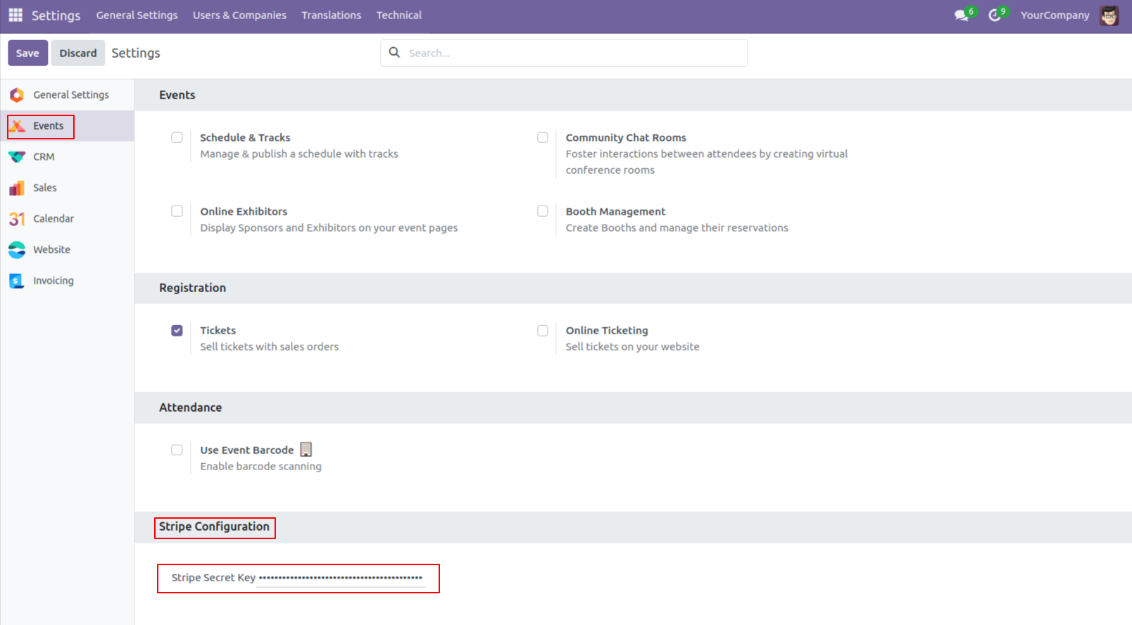 Event Sponsorship in Odoo