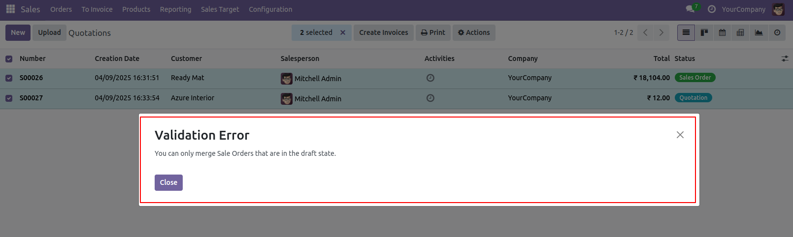 All in One Merge Orders (Sales | Purchase | Invoice) 