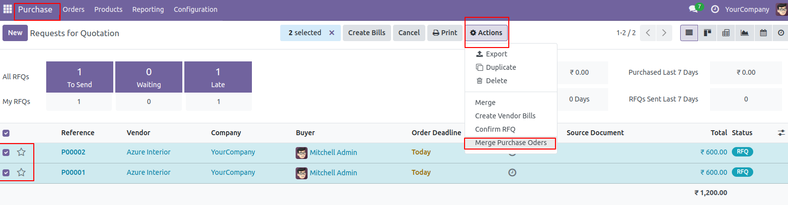 All in One Merge Orders (Sales | Purchase | Invoice) 
