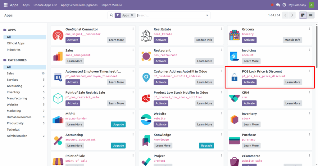 POS Lock Price & Discount in Odoo 