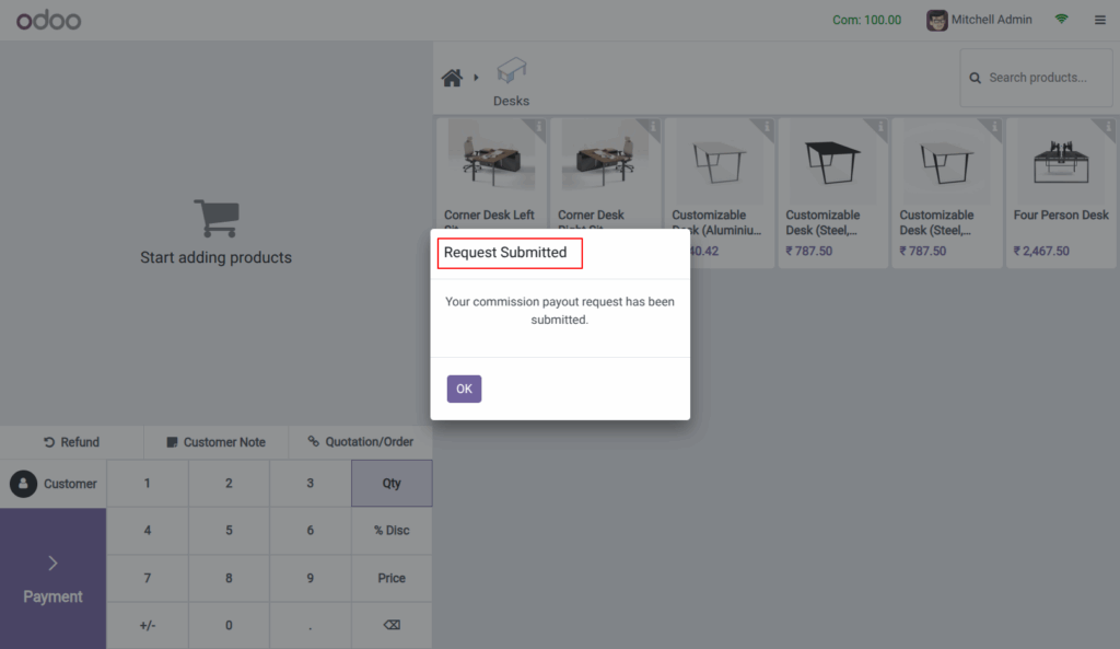 POS Employee Commission in Odoo