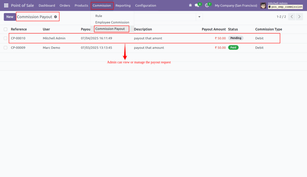 POS Employee Commission in Odoo