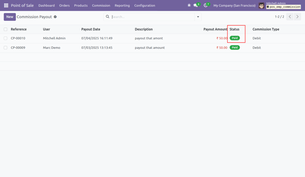 POS Employee Commission in Odoo