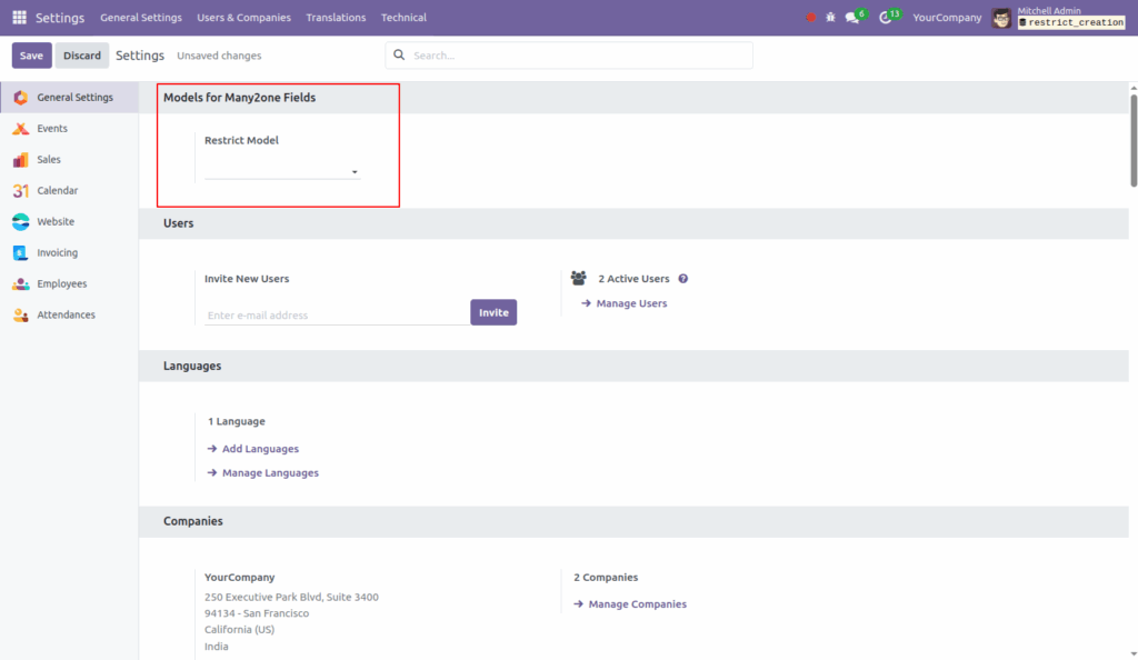 Restrict Quick Create Many2one in Odoo App