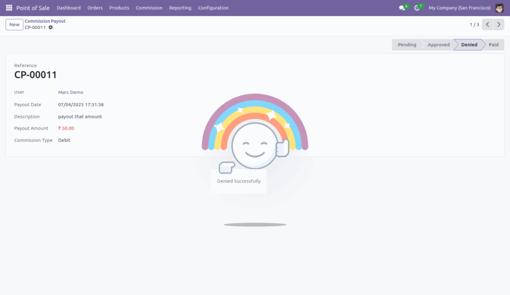 POS Employee Commission in Odoo