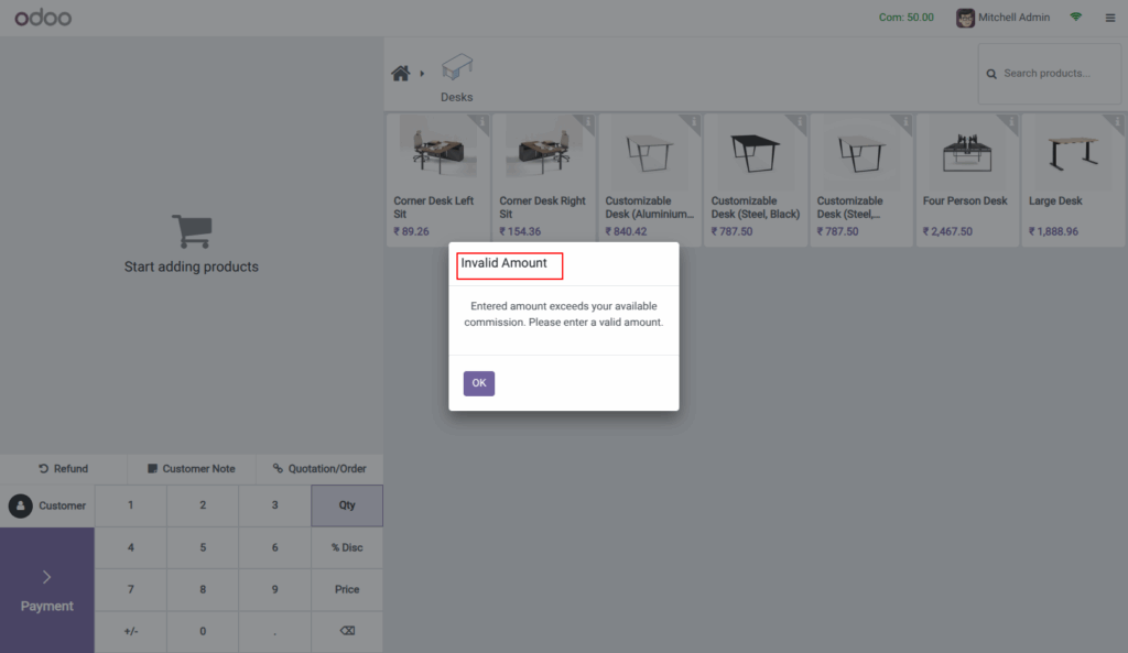 POS Employee Commission in Odoo