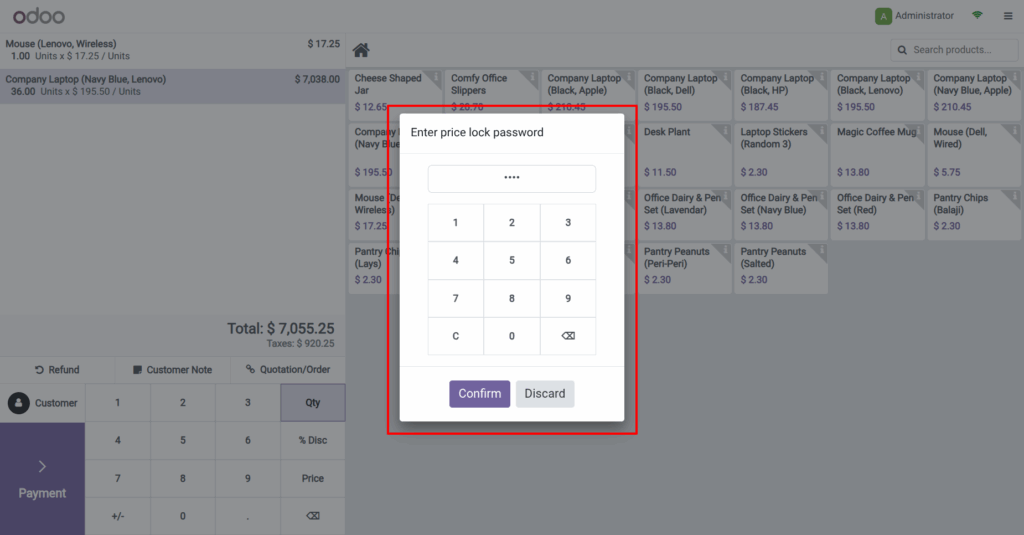 POS Lock Price & Discount