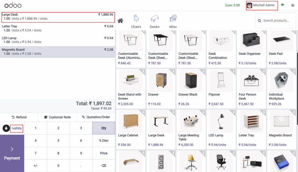 POS Employee Commission in Odoo
