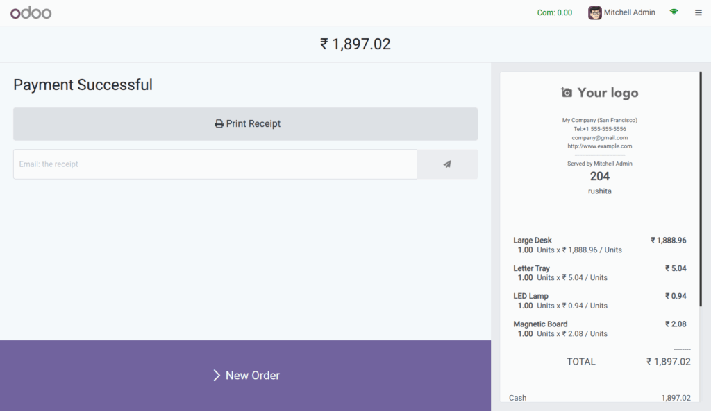 POS Employee Commission in Odoo