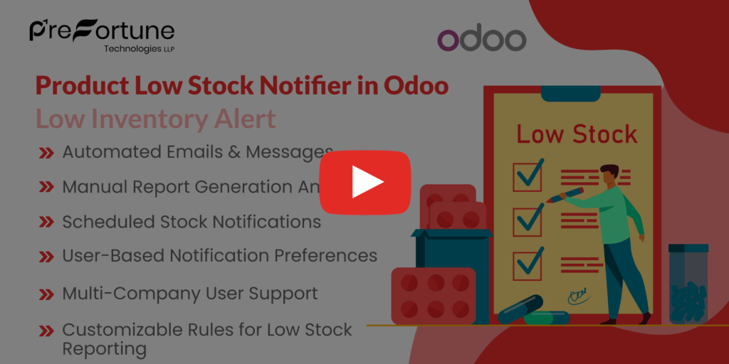 Product Low Stock Notifier in Odoo