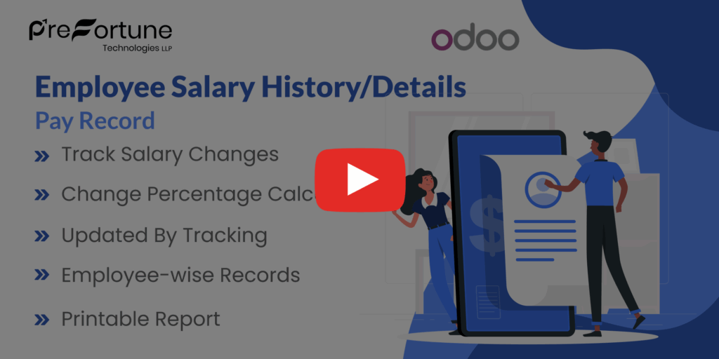 Odoo employee salary history