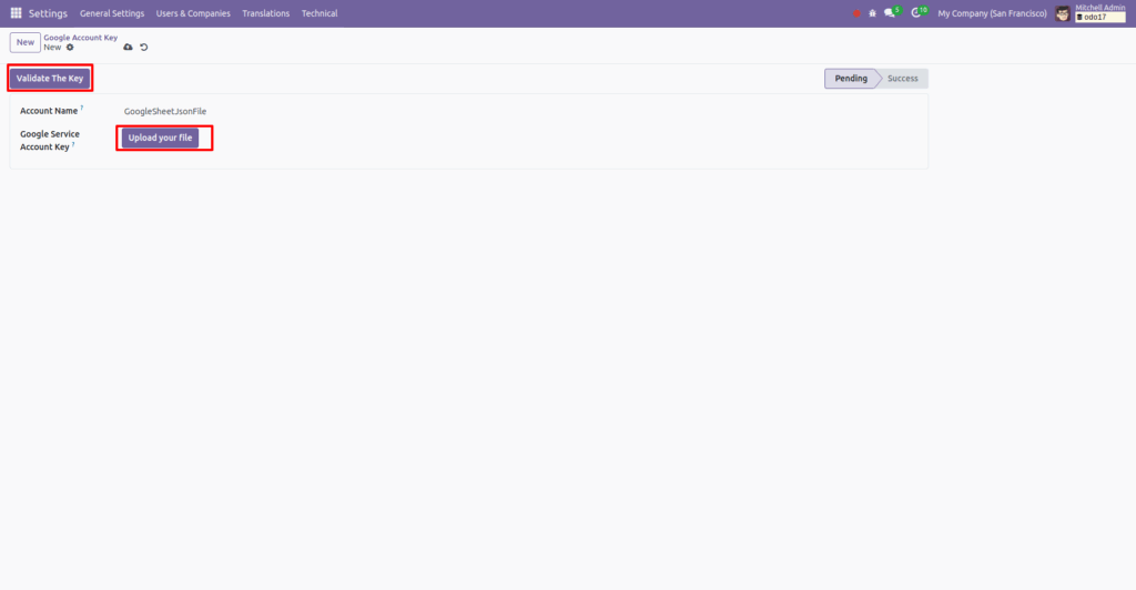 Google Sheets Odoo Integration